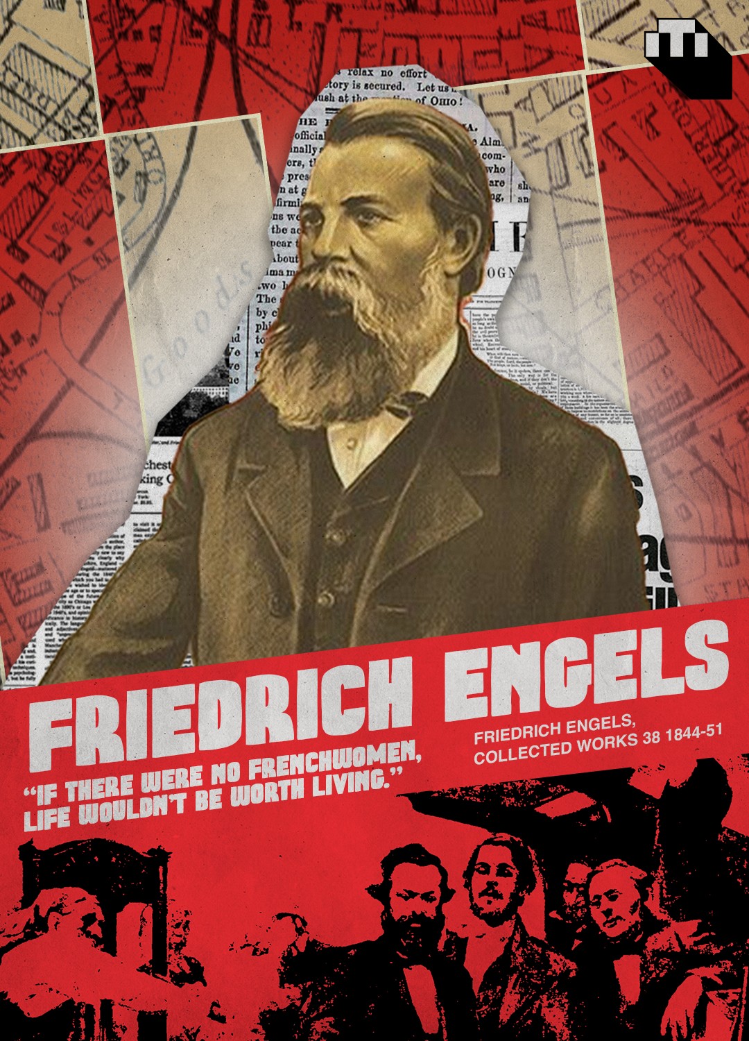 Friedrich Engels poster